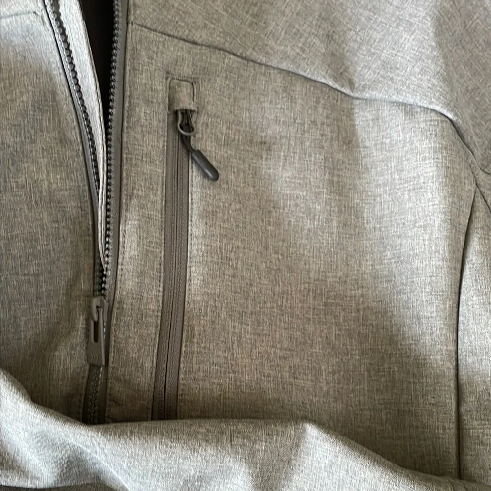 Gray Quarter-Zip Performance Jacket - Picture 4 of 7
